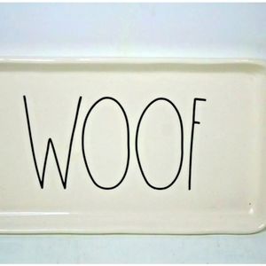 Rae Dunn "Woof" Plate Dish